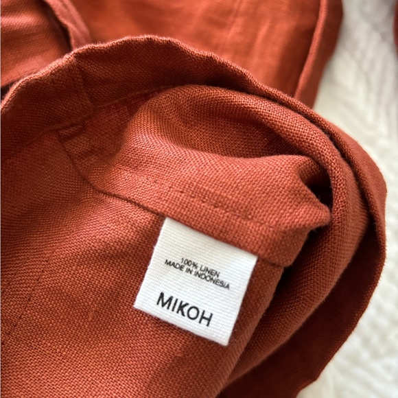 Mikoh Linen Utilitarian Style Short Romper - Picture 7 of 14
